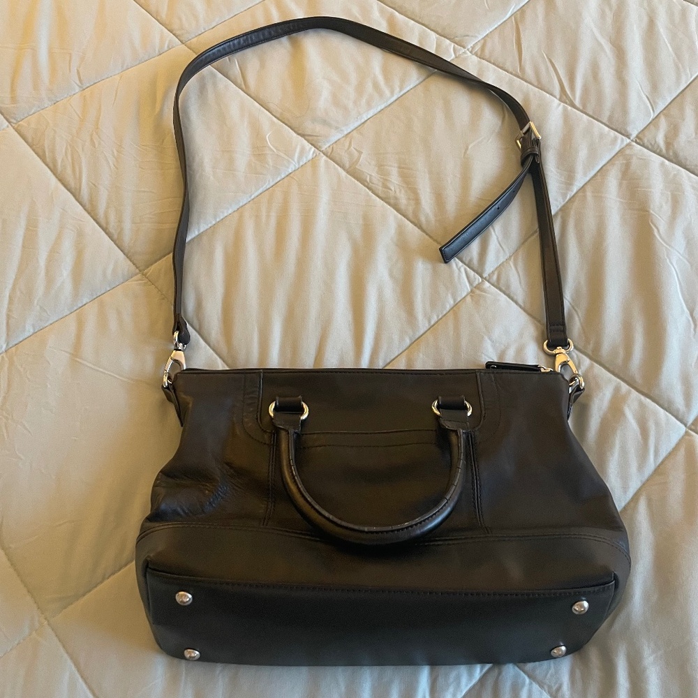 Tignanello Black Leather Bag